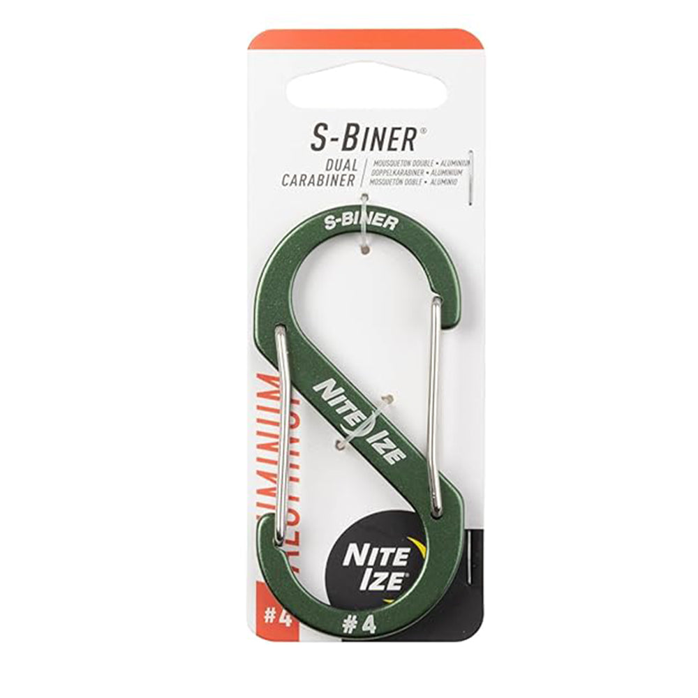4#鋁制不帶鎖8字扣 S-Biner Dual Carabiner #4