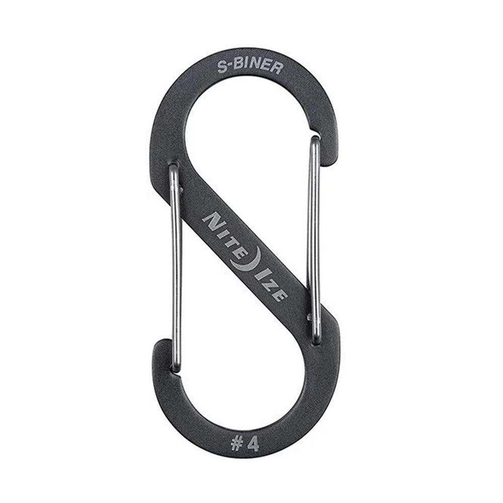 4#鋁制不帶鎖8字扣 S-Biner Dual Carabiner #4