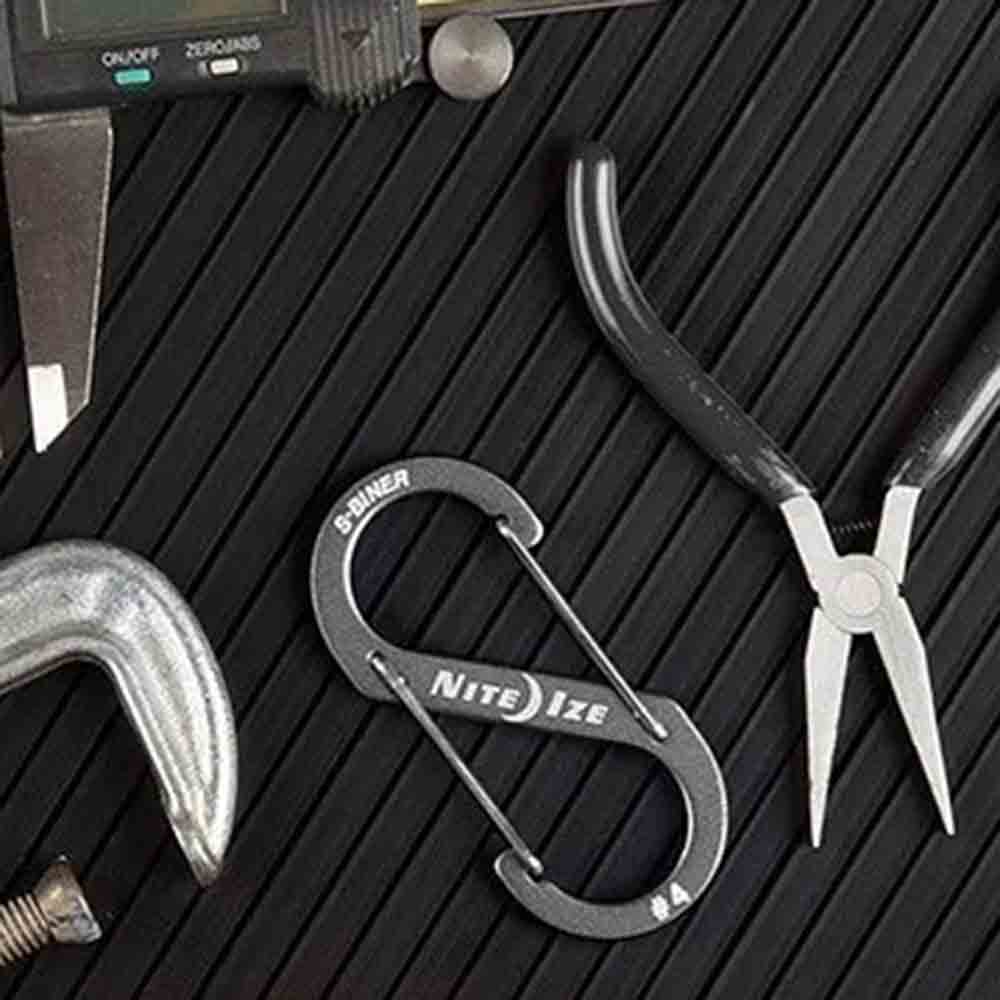 4#鋁制不帶鎖8字扣 S-Biner Dual Carabiner #4