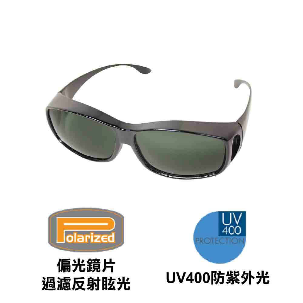 外掛式偏光太陽眼鏡 Polarized SC 100 Black