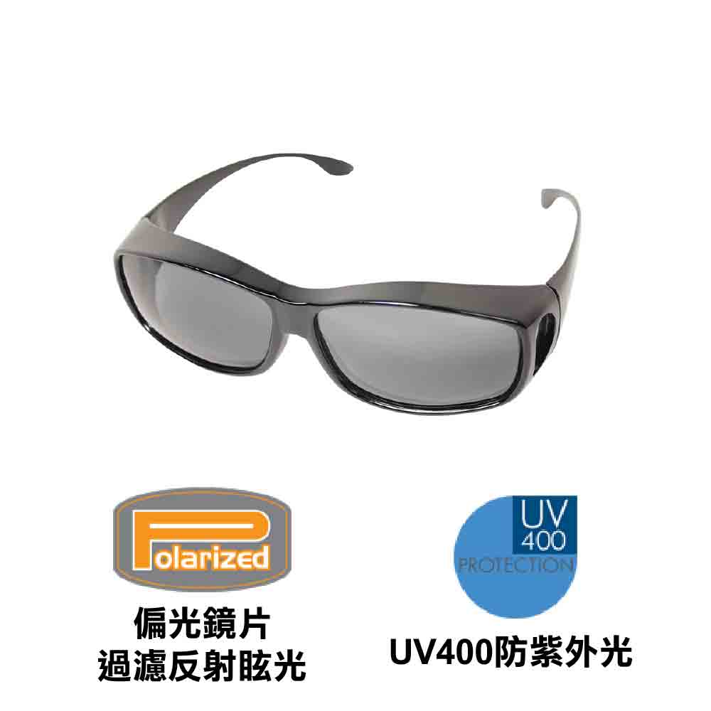 外掛式偏光太陽眼鏡 Polarized SC 100 Black