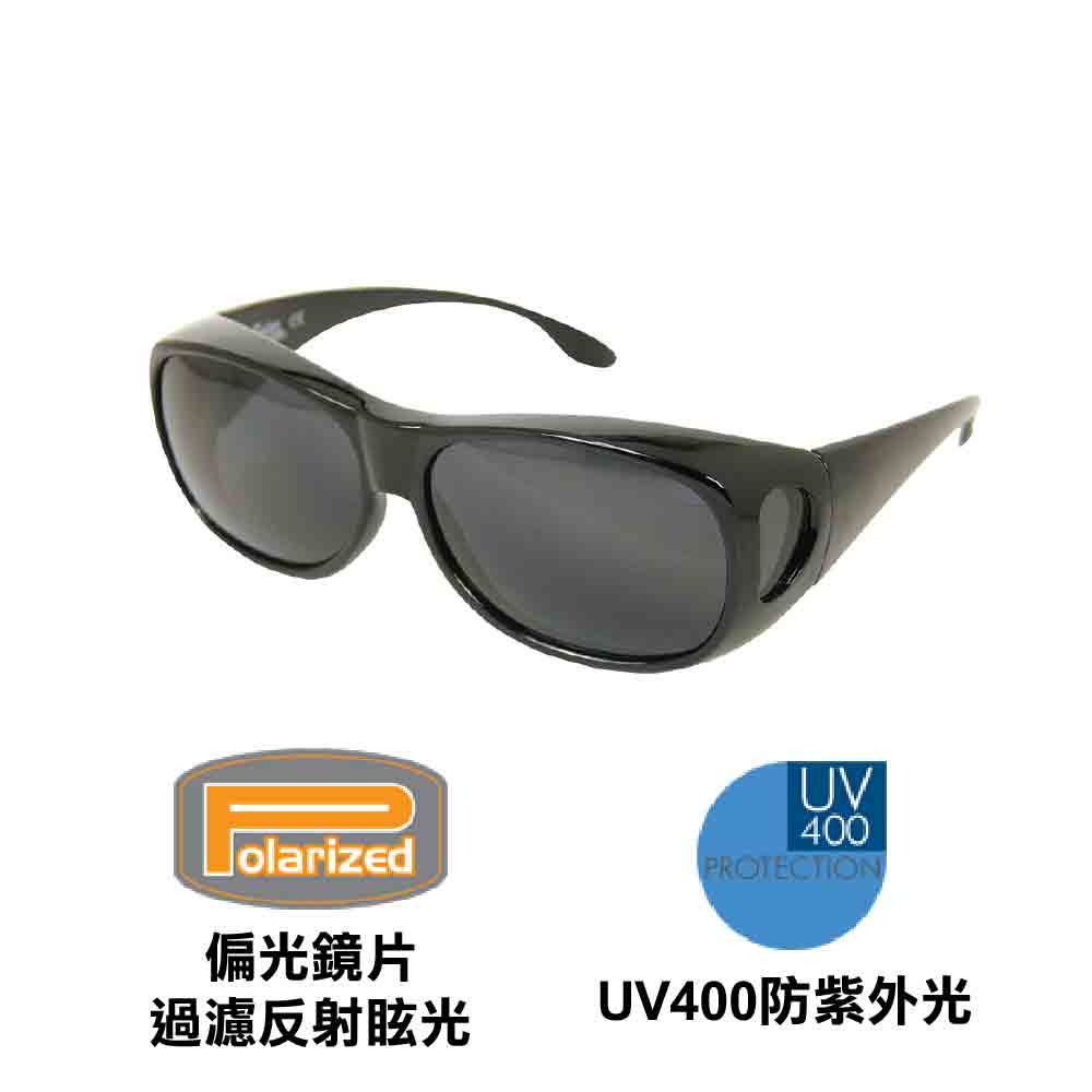 外掛式偏光太陽眼鏡 Polarized SC 200 Black