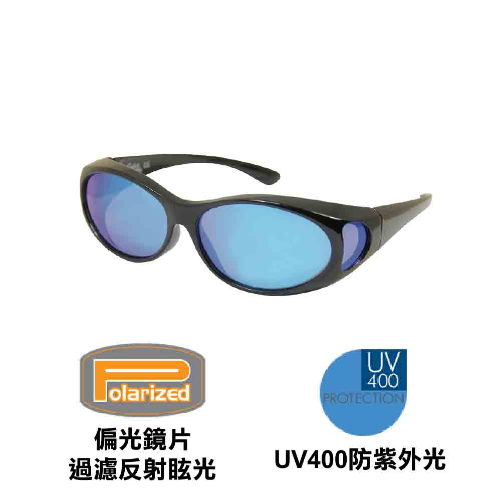 外掛式偏光太陽眼鏡 Polarized SC 300 Black