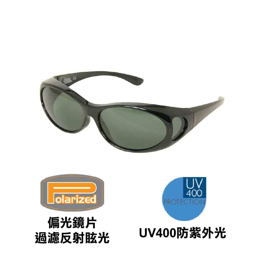 外掛式偏光太陽眼鏡 Polarized SC 300 Black