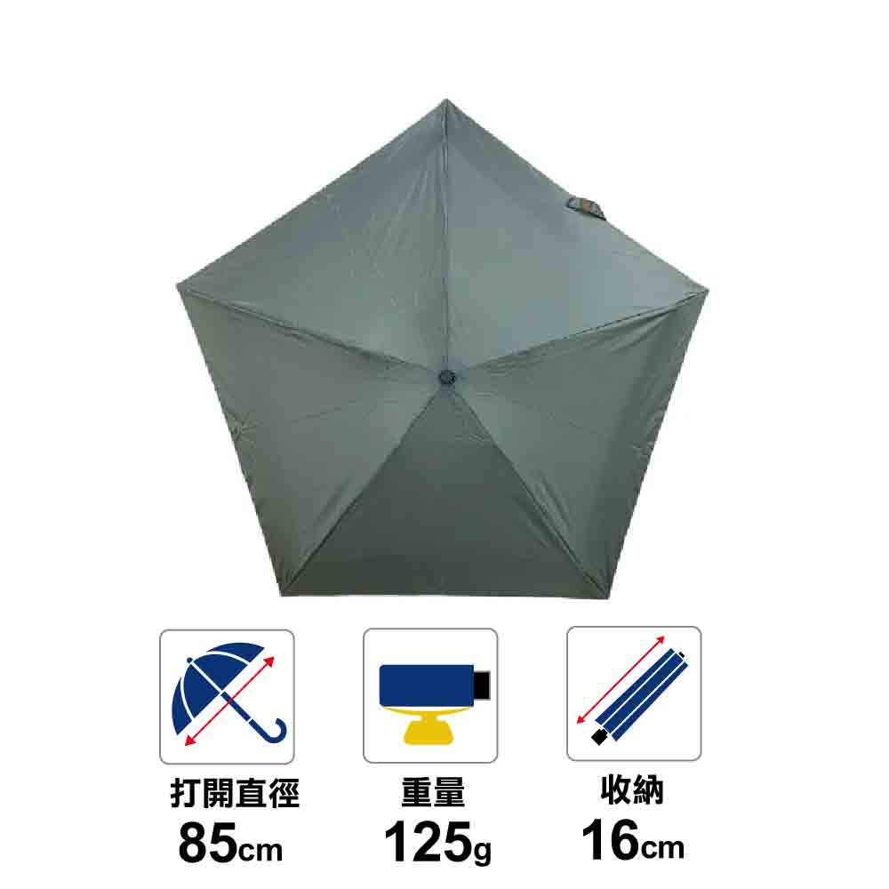 125g 五摺縮骨遮 5 Fold Teflon Umbrella