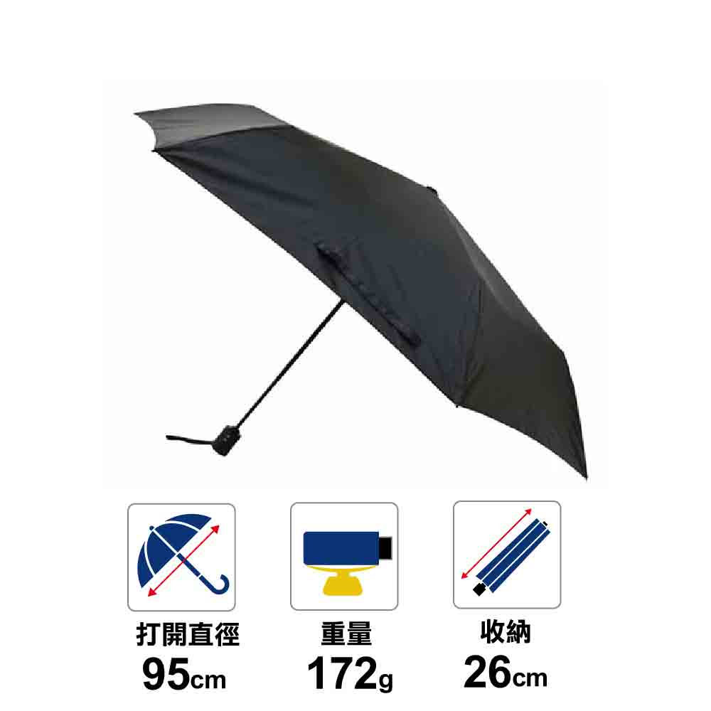 全自動172g碳纖版「不沾濕」雨傘 172g Ultralight Fiber Weatherproof Umbrella