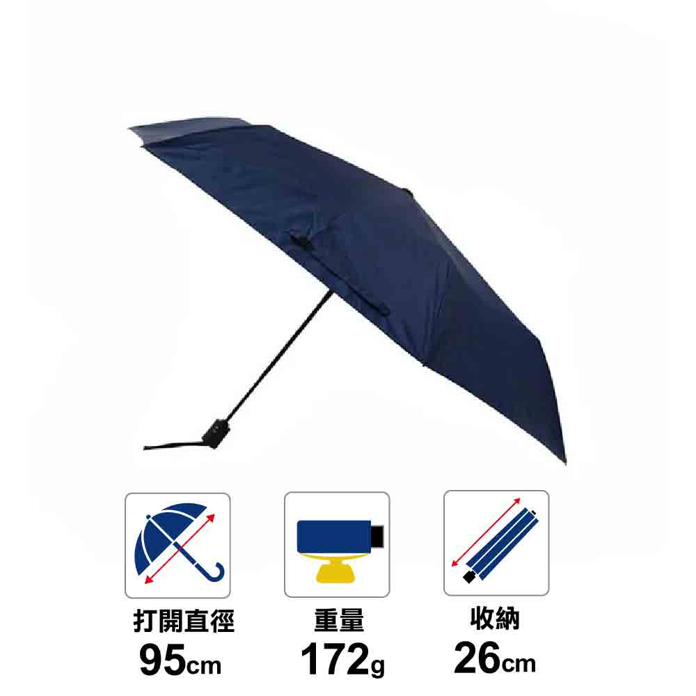 全自動172g碳纖版「不沾濕」雨傘 172g Ultralight Fiber Weatherproof Umbrella