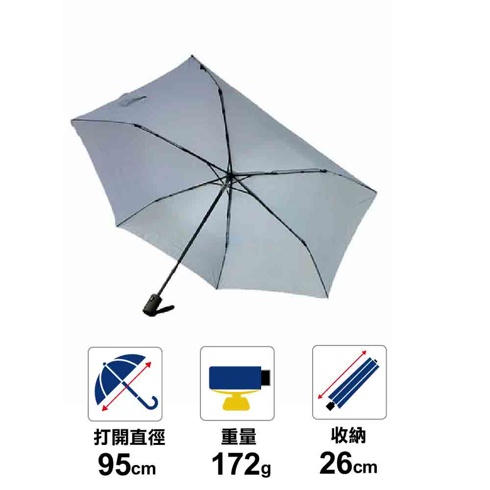 全自動172g碳纖版「不沾濕」雨傘 172g Ultralight Fiber Weatherproof Umbrella