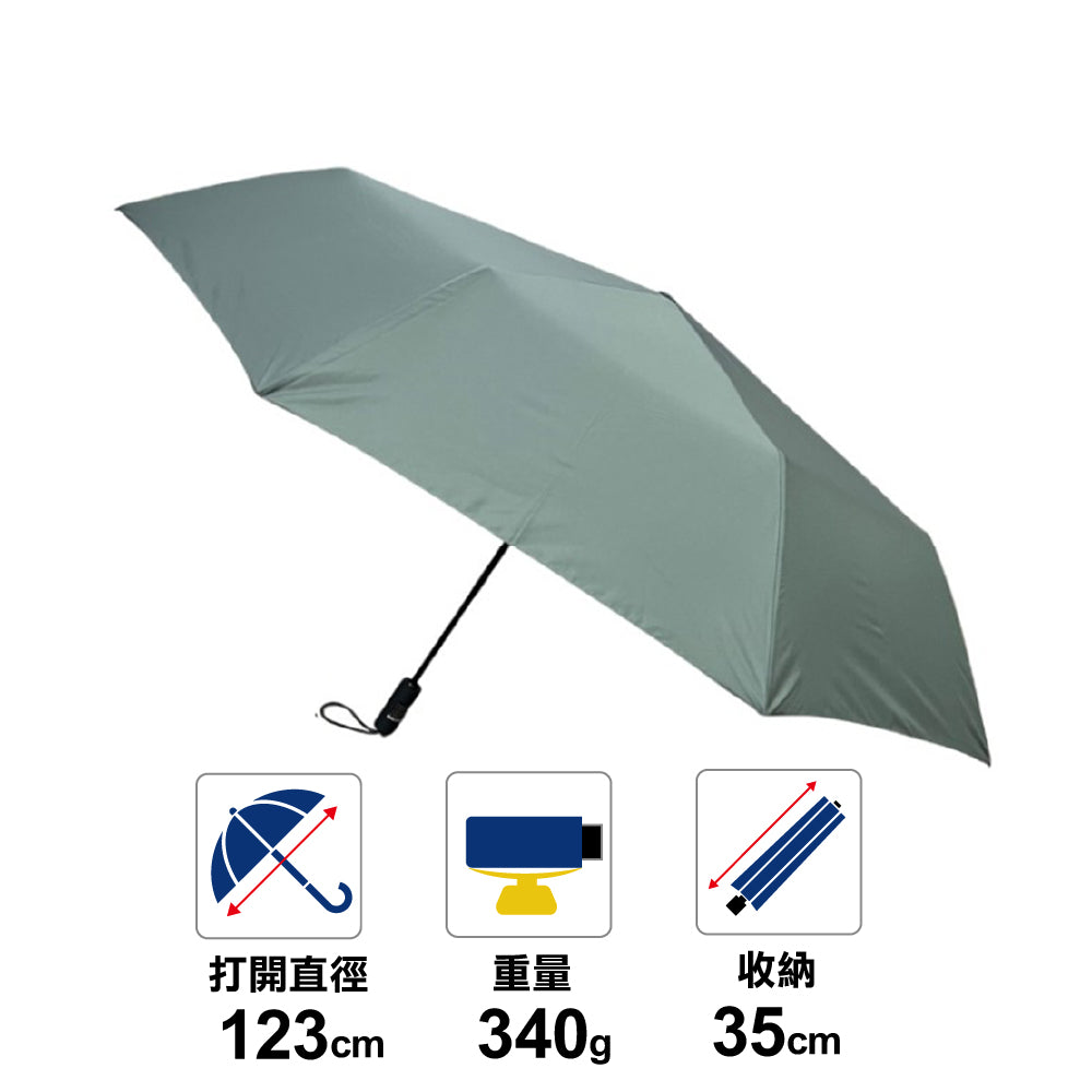 特大輕量滴水不沾雨傘 8K Auto Teflon Umbrella 340g