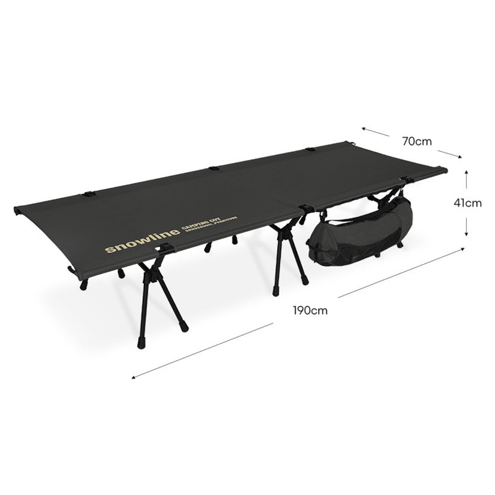 摺合式露營床 Camping Cot, Mesh Black
