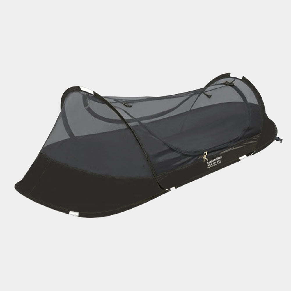 自動彈開蚊帳床 Pop Up Cot, Mud Grey