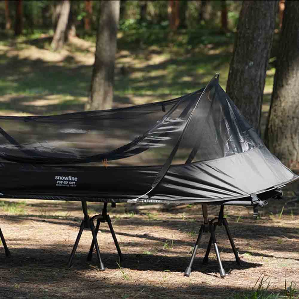 蚊帳 自動彈開蚊帳床Pop Up Cot, Mud Grey - 毅成戶外用品RC Outfitters