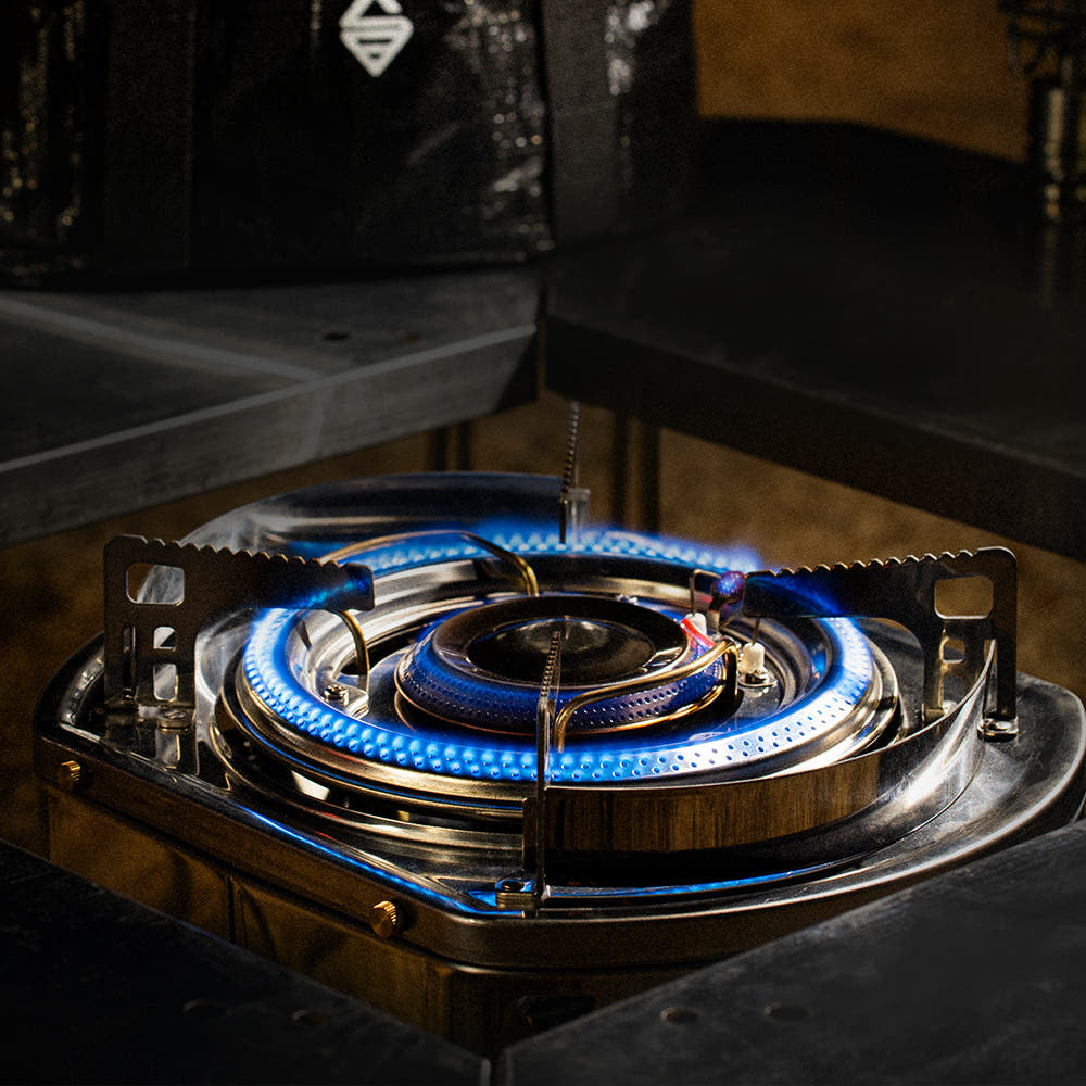 高山氣爐 H3D Dual Burner Silver