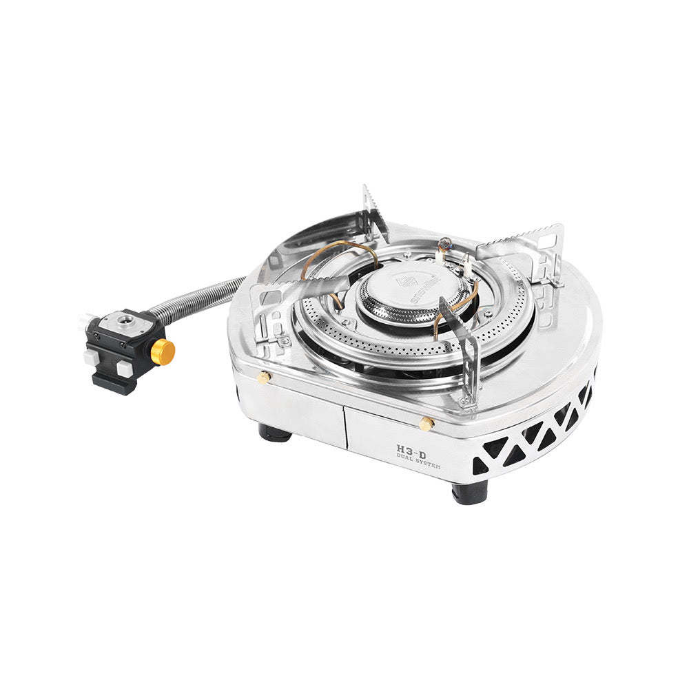 高山氣爐 H3D Dual Burner Silver