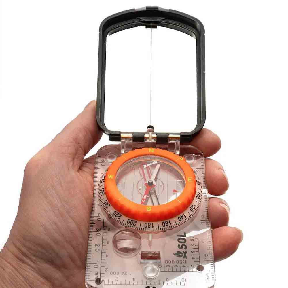 地圖指南針 (附鏡) Sighting Compass With Mirror