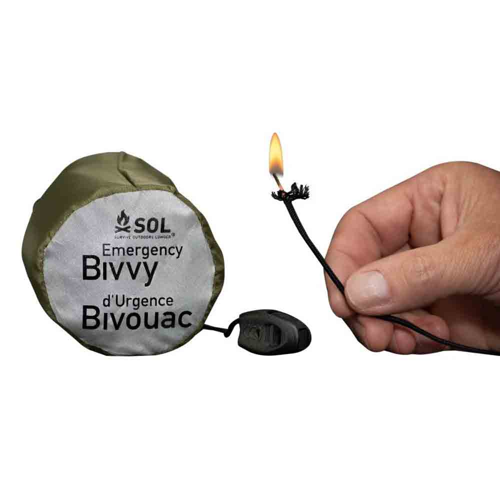 輕量化暴寒袋連哨子 Emergency Bivvy with Rescue Whistle - OD Green