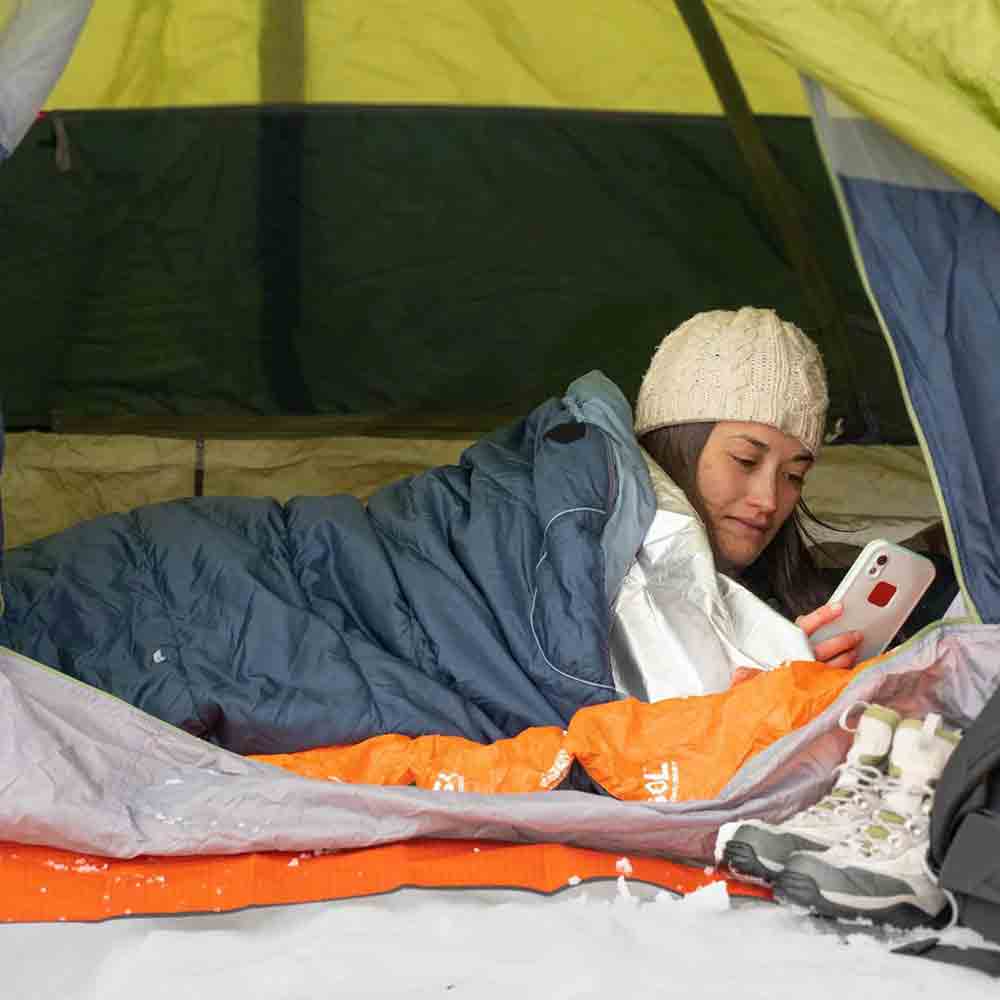 銀面暴寒袋連哨子 Thermal Bivvy