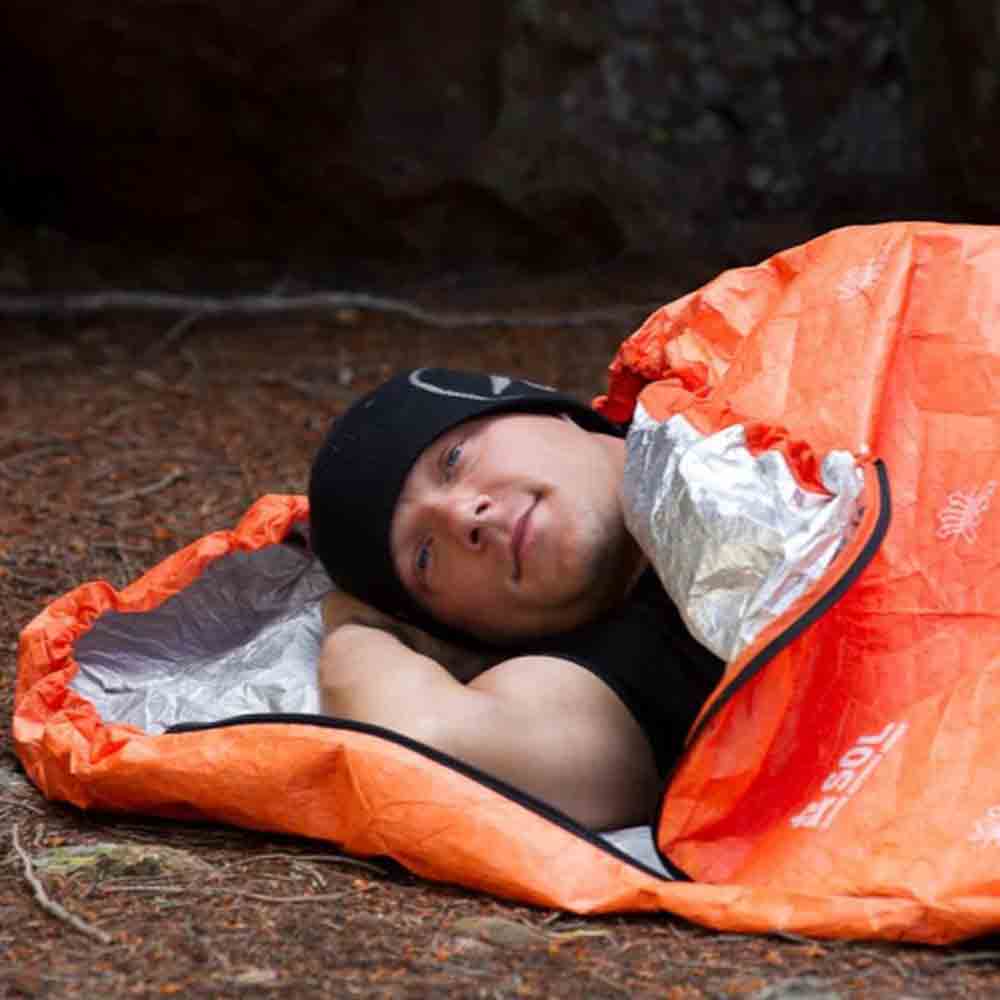 緊急暴寒袋 Escape™ Bivvy with Hood - Orange