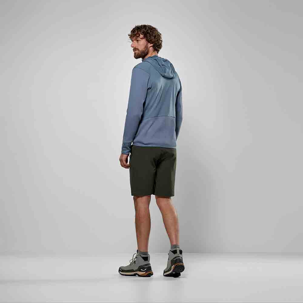 男裝快乾抓毛連帽外套 Men's Puez Waffle Hyb Pl Hd Jacket