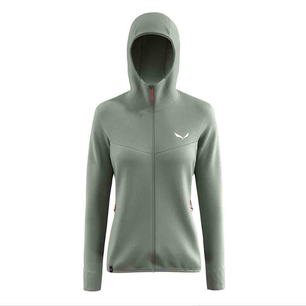 女裝快乾抓毛連帽外套 Women's Puez Waffle Hyb Pl Hd Jacket