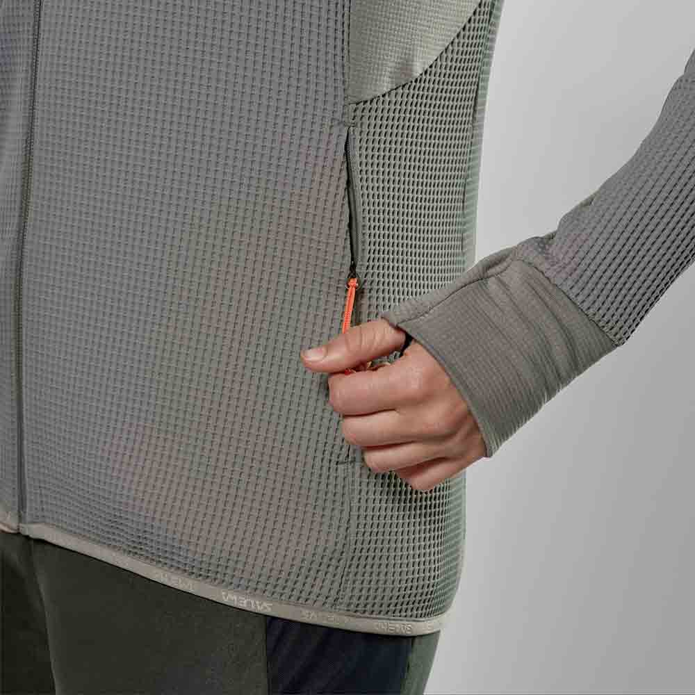 女裝快乾抓毛連帽外套 Women's Puez Waffle Hyb Pl Hd Jacket