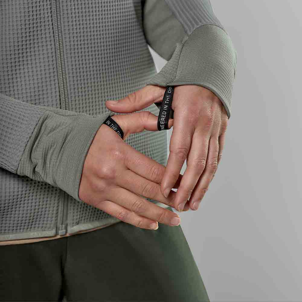 女裝快乾抓毛連帽外套 Women's Puez Waffle Hyb Pl Hd Jacket