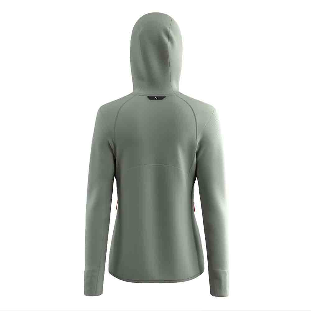 女裝快乾抓毛連帽外套 Women's Puez Waffle Hyb Pl Hd Jacket