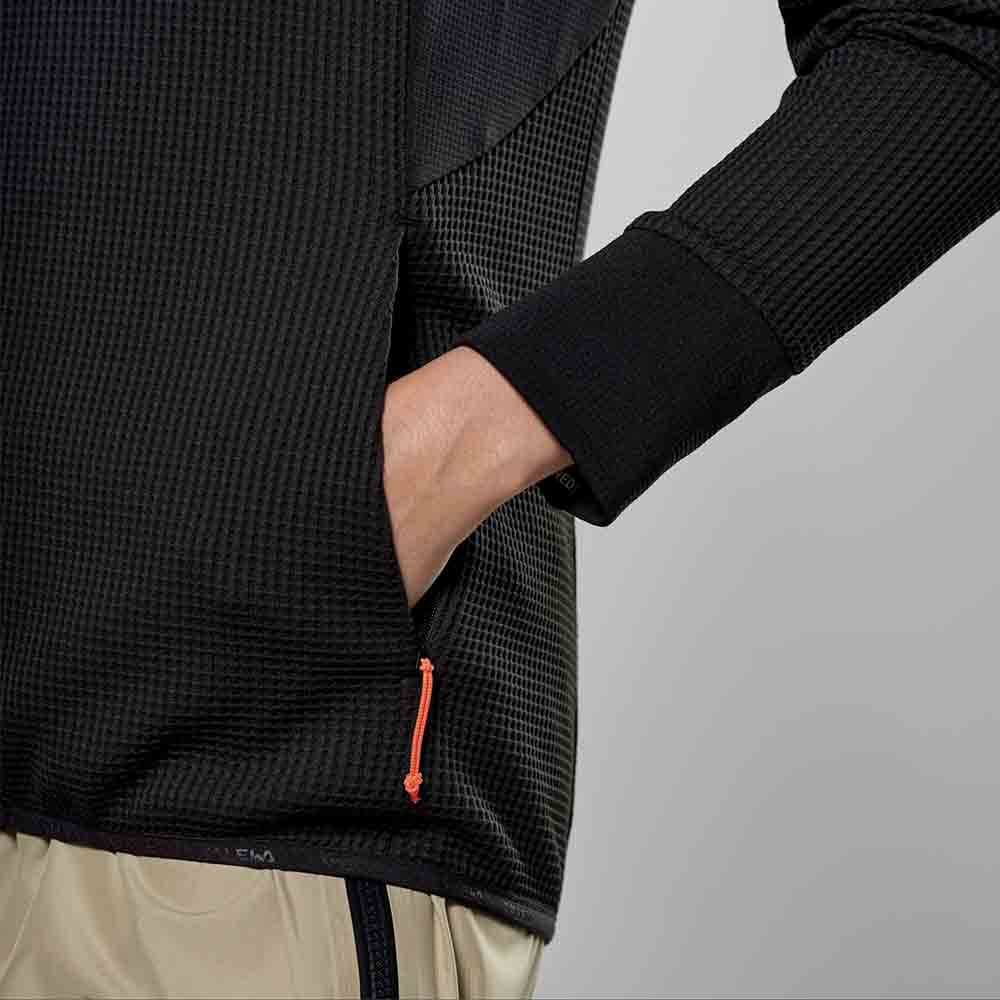 女裝快乾抓毛連帽外套 Women's Puez Waffle Hyb Pl Hd Jacket