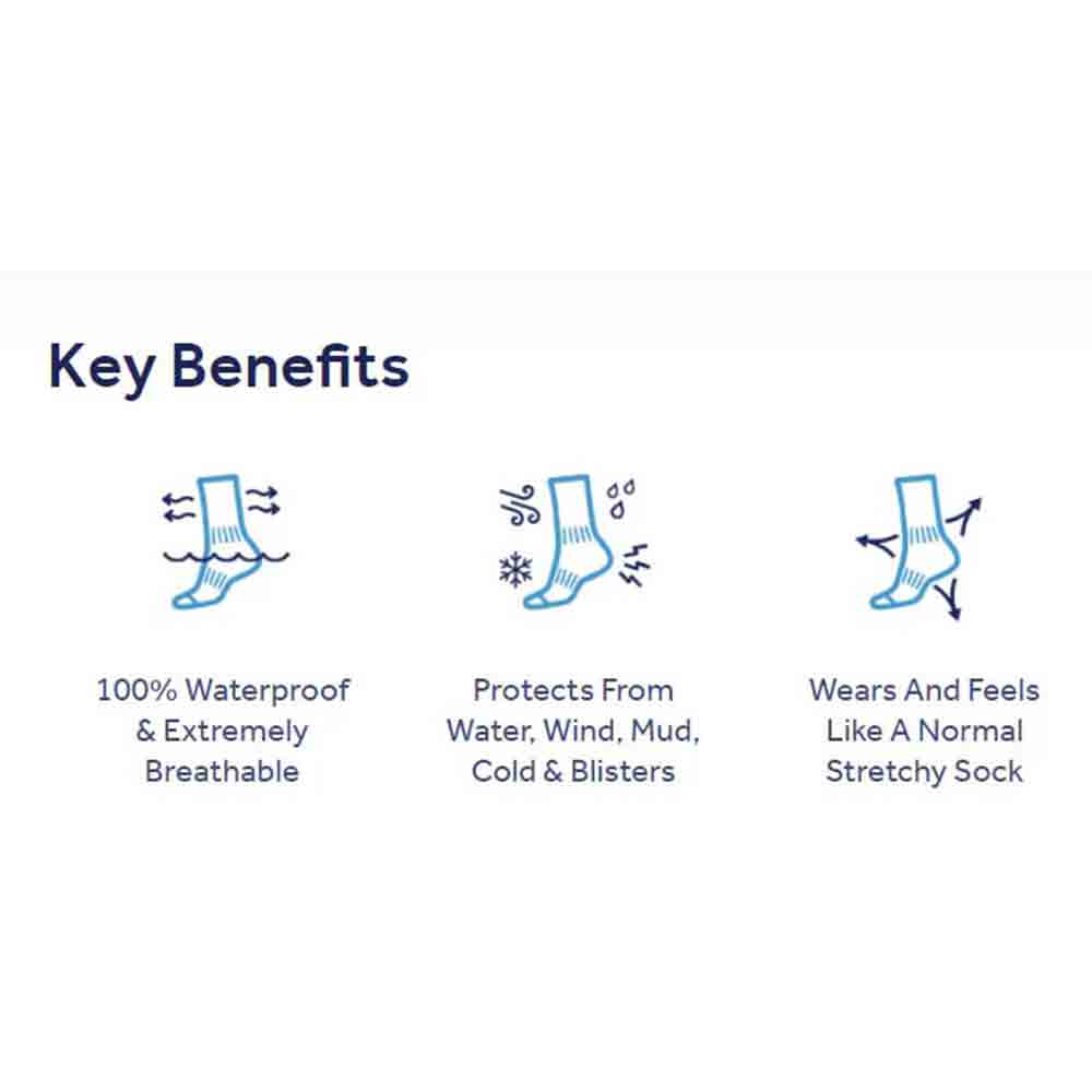 中性防水襪 Waterproof Warm Weather Soft Touch Ankle Length Sock