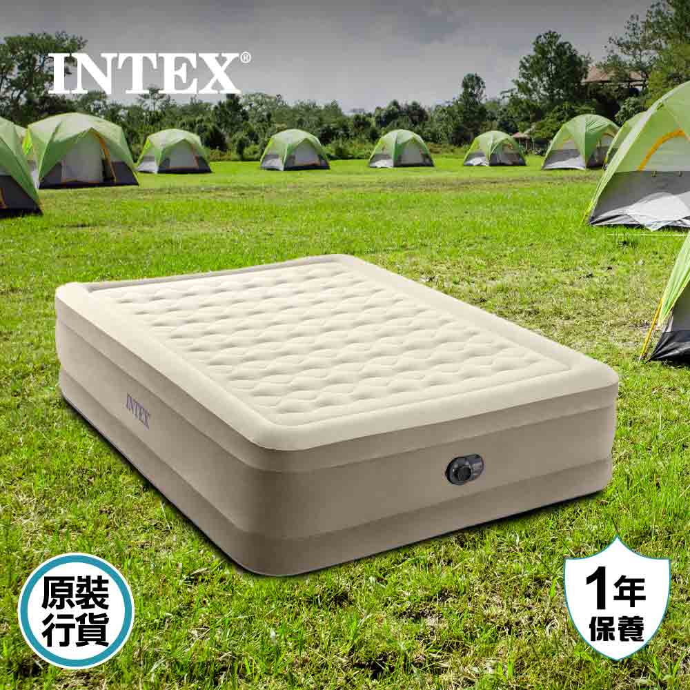 升級豪華露營充氣床墊連內置泵 220-240V  Ultra Plush Airbed With Fiber-Tech Rp