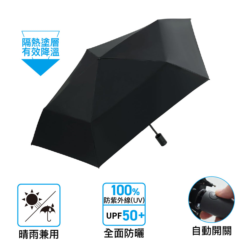 輕巧自動折疊縮骨傘(隔熱塗層) Gokoh Lw Uv Auto Folding Umbrella UV Protection