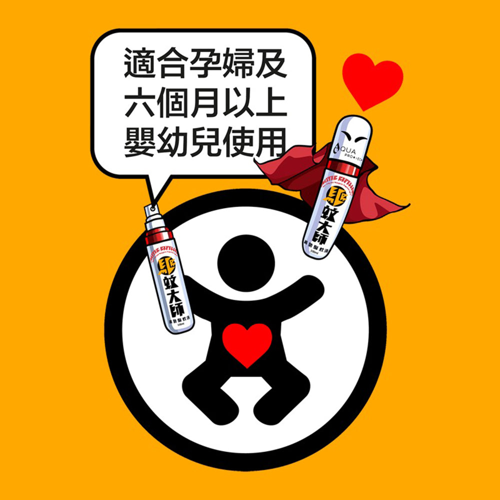 【不含DEET，敏感肌、孕婦及六個月以上嬰幼兒適用】驅蚊大師 Sanitizing and Mosquito Repellent Spray