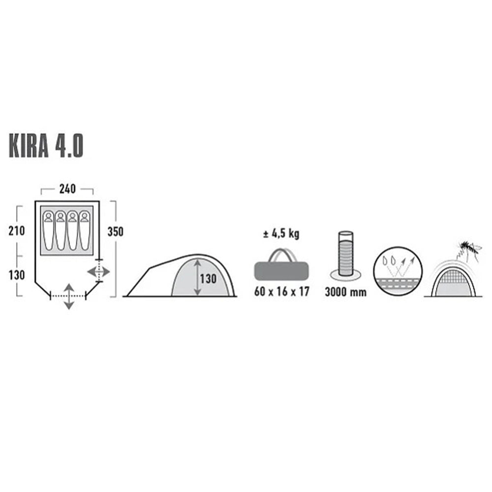 德國四人隧道營 Kira 4.0