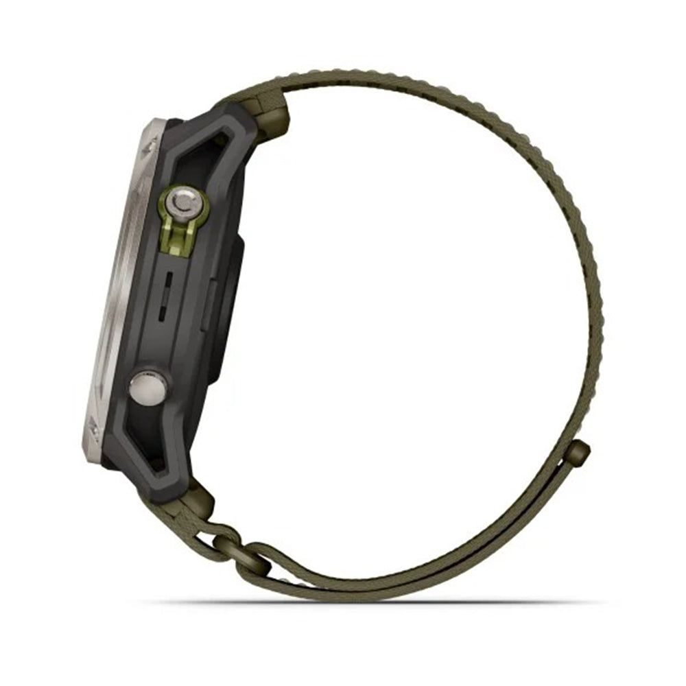 【VIP & MEMBER EXCLUSIVE PREORDER 尊享預訂】太陽能 GPS 手錶 Enduro 4 Titanium with Olive Fabric