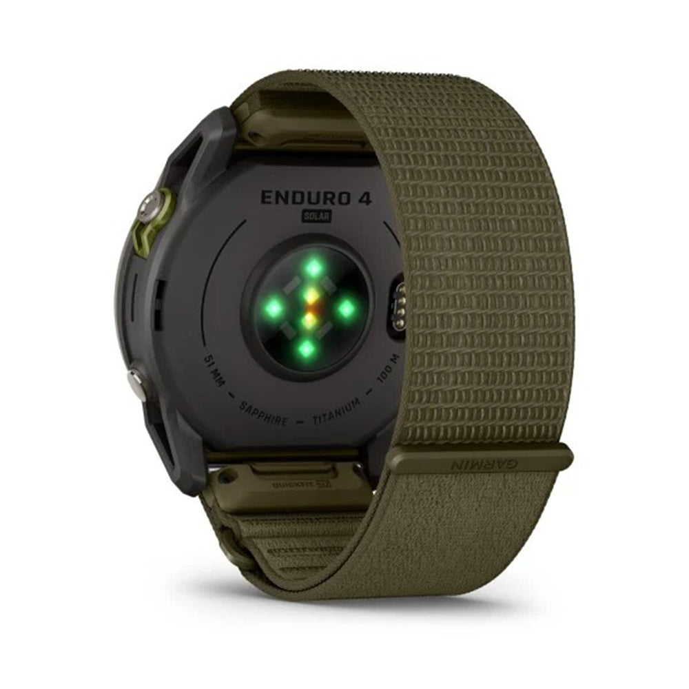 【VIP & MEMBER EXCLUSIVE PREORDER 尊享預訂】太陽能 GPS 手錶 Enduro 4 Titanium with Olive Fabric
