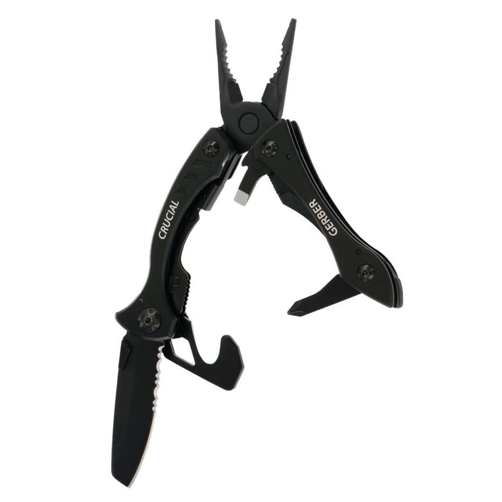 多功能工具 Crucial Black Multi-tool W/Strap Cutter