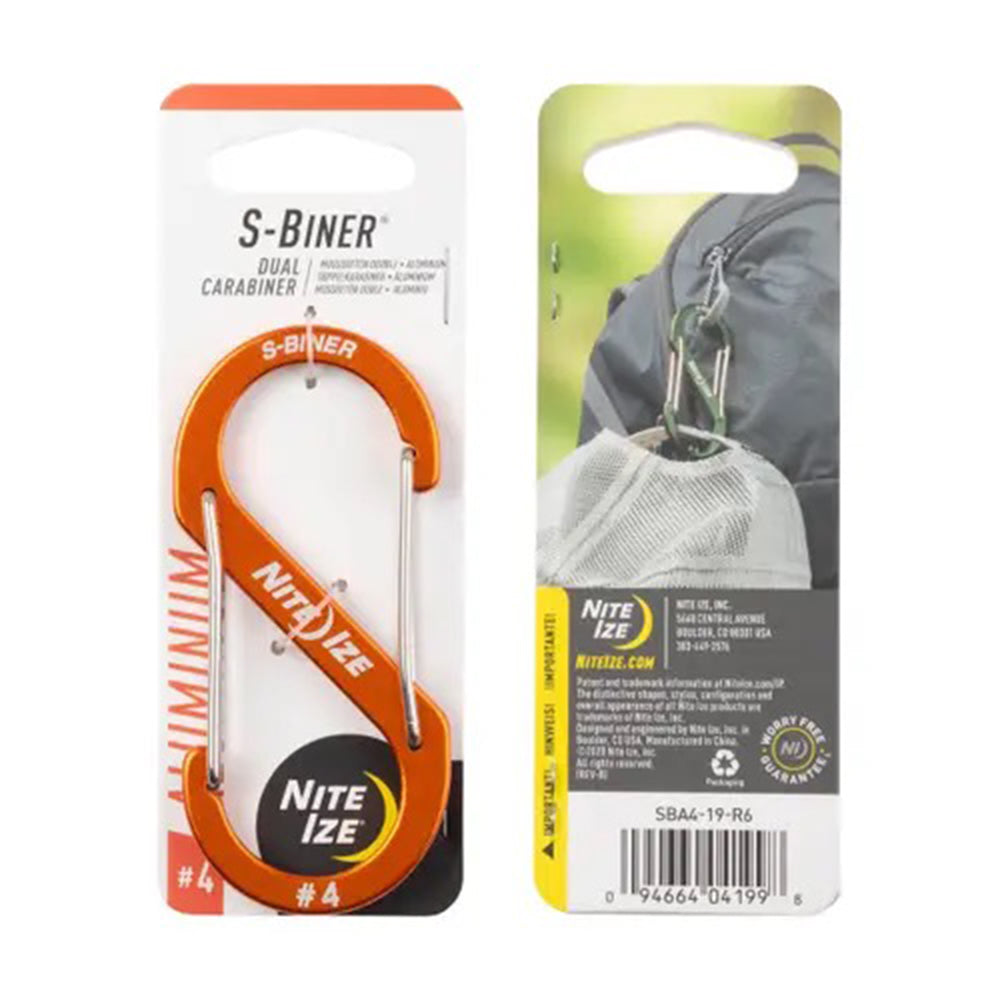 3#鋁制不帶鎖8字扣 S-Biner Dual Carabiner #3