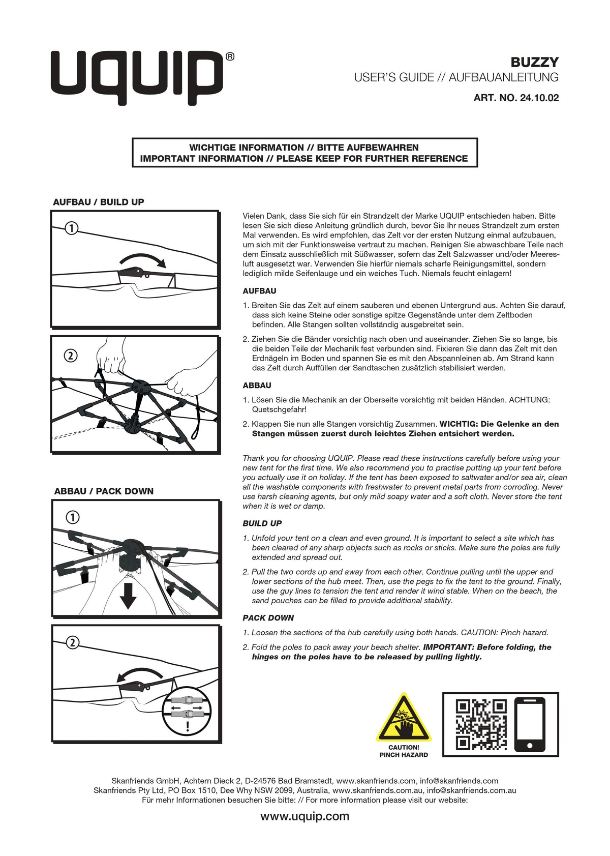 防曬沙灘野餐帳 Buzzy