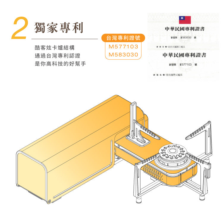 酷客炫便攜式卡爐 Kooke Portable Stove 火力加強版 2021