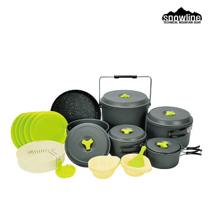 韓國戶外鍋具套裝 Outdoor Hard Andoizing Cookset 10 Assort