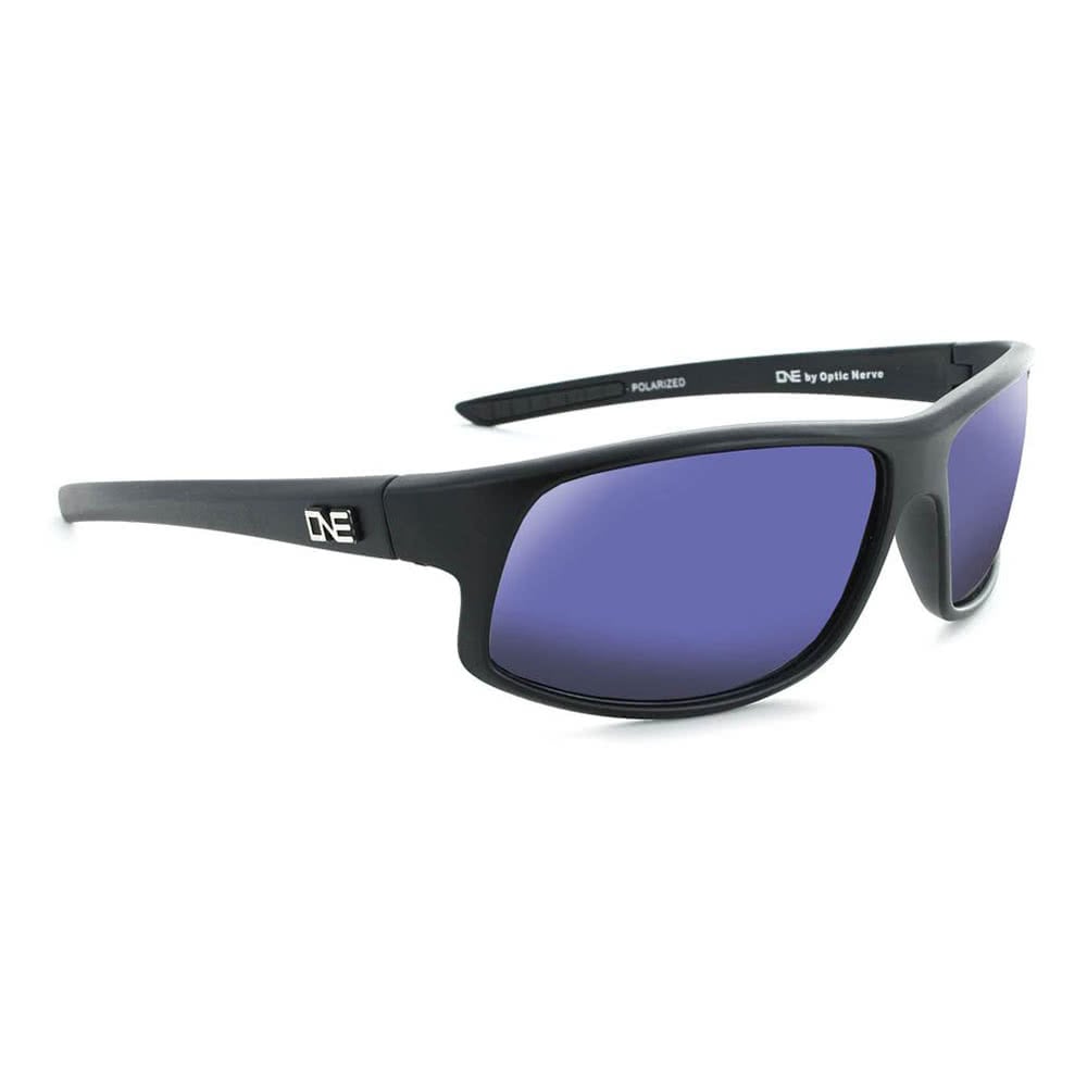 Rapid Matte Black W / Polarized Smoke Blue Mirror