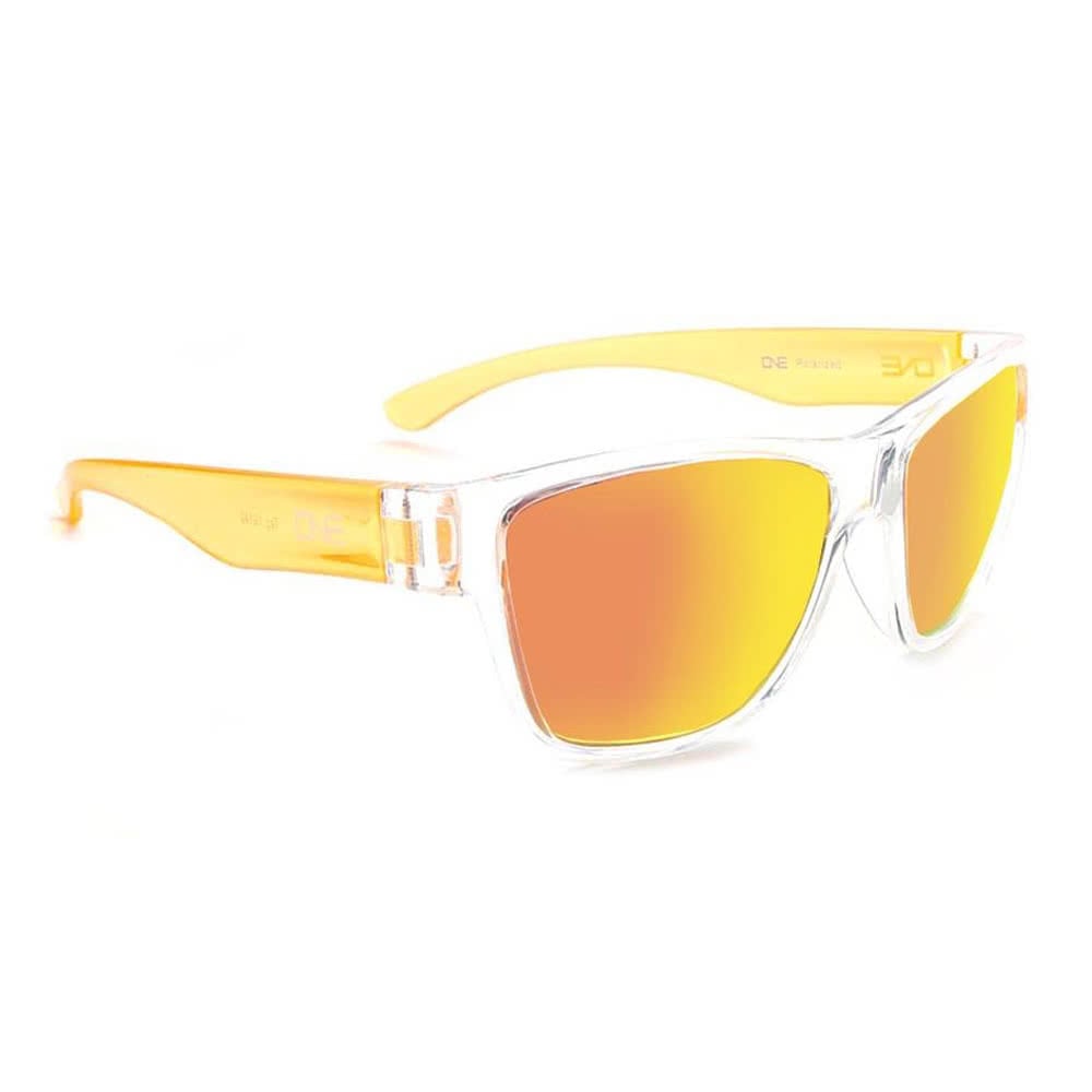 Tag Crystal with Orange w/ Polarized Smoke Red Zaio