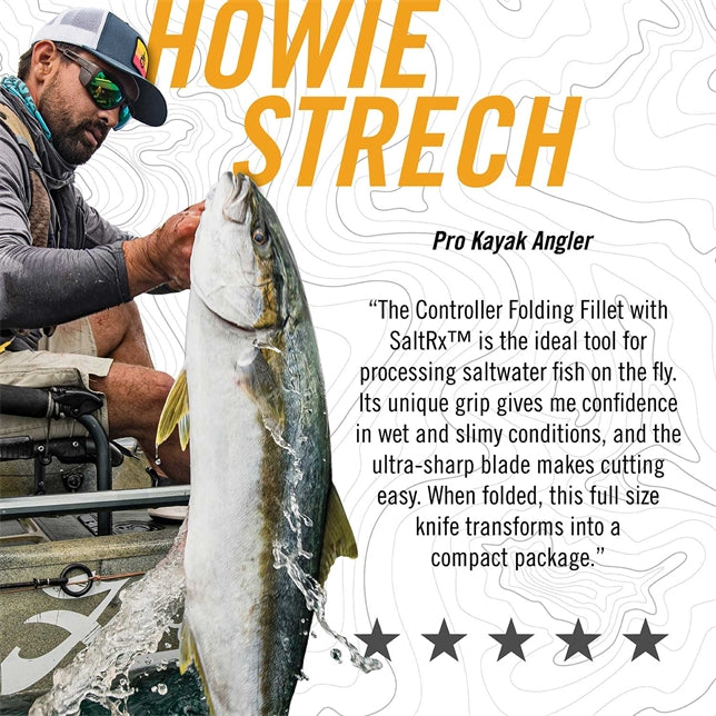 Gerber Controller 6" Folding Fillet Knife Salt