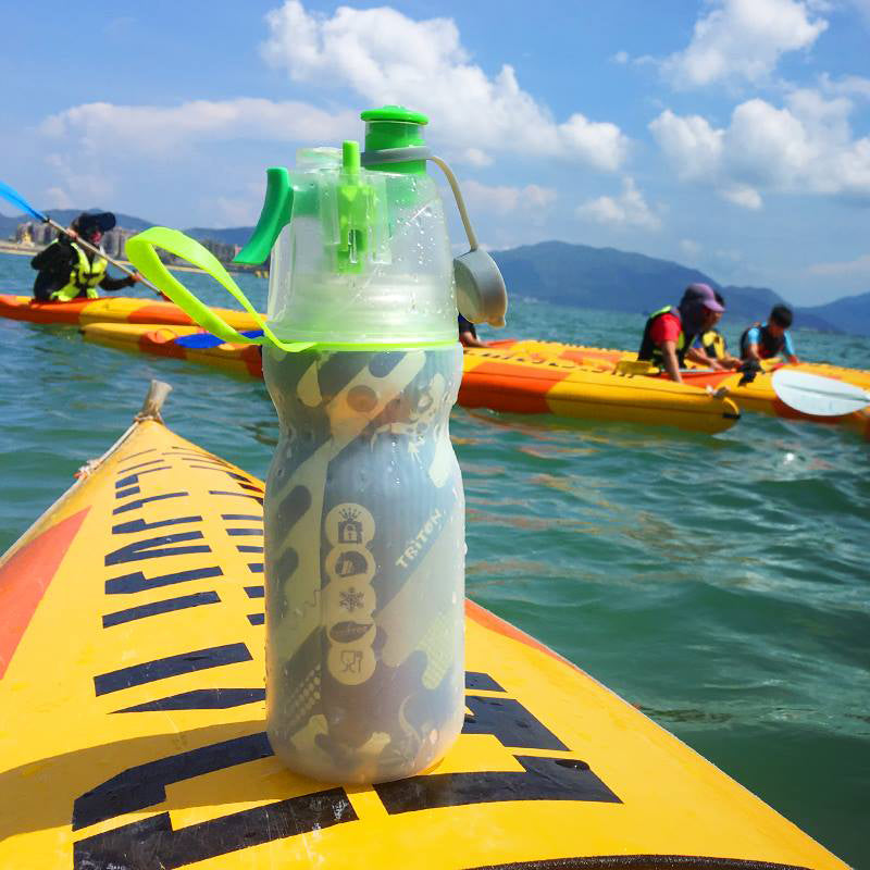 有蓋保凍噴霧安全鎖水樽 Mist Cool Bottle 16oz