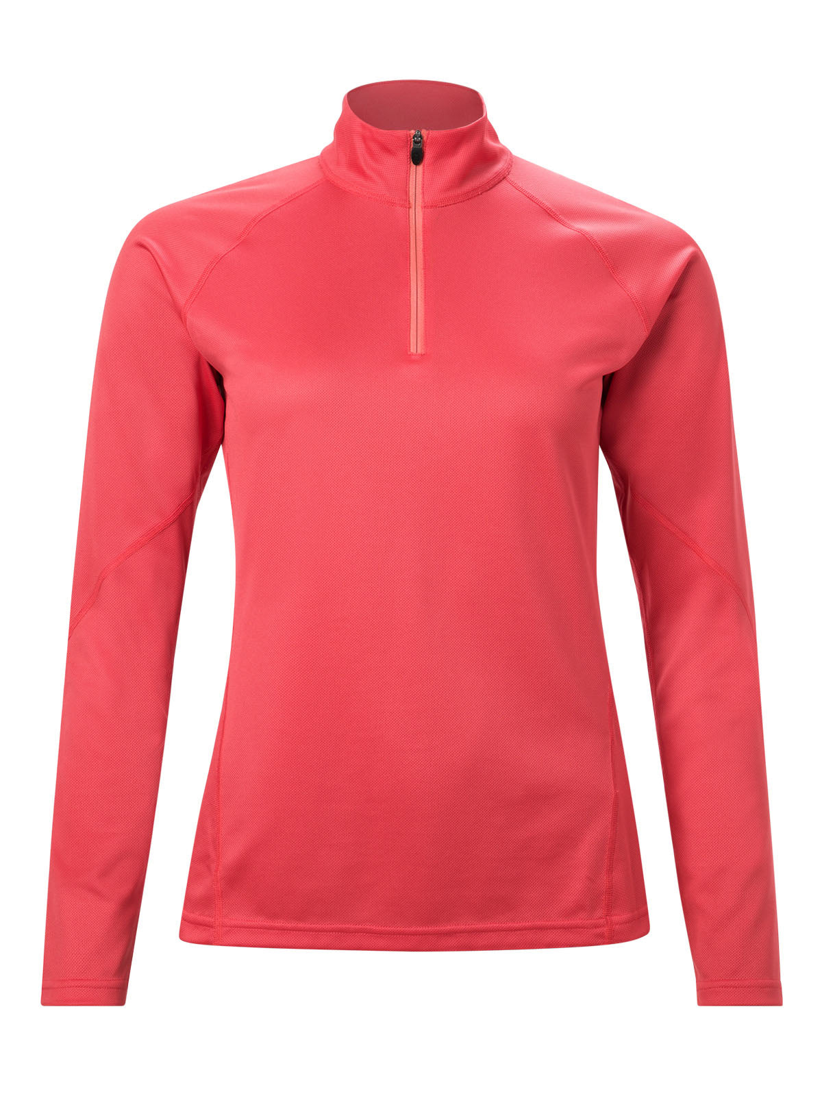 WOMEN&#39;S LONG SLEEVE ZIP NECK 2.0 TECH T-SHIRT