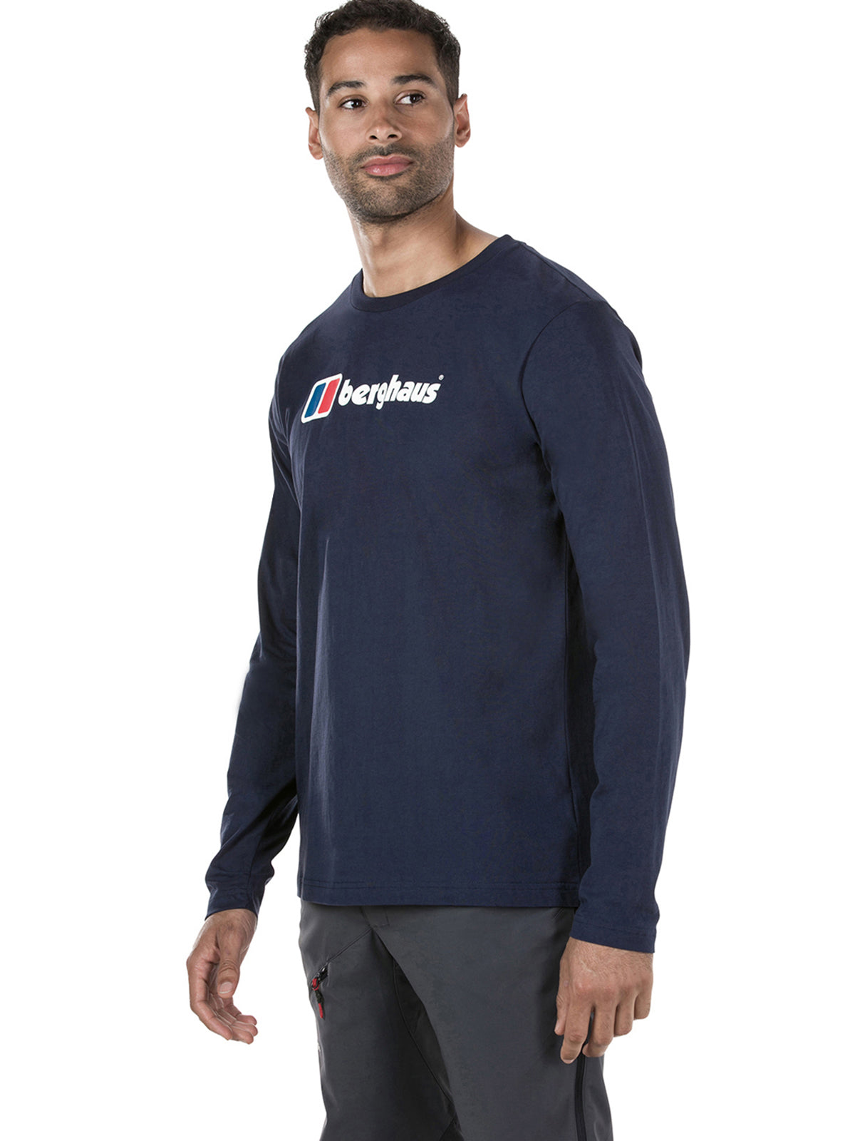 MEN'S BIG CORPORATE LOGO LONG SLEEVE TEE