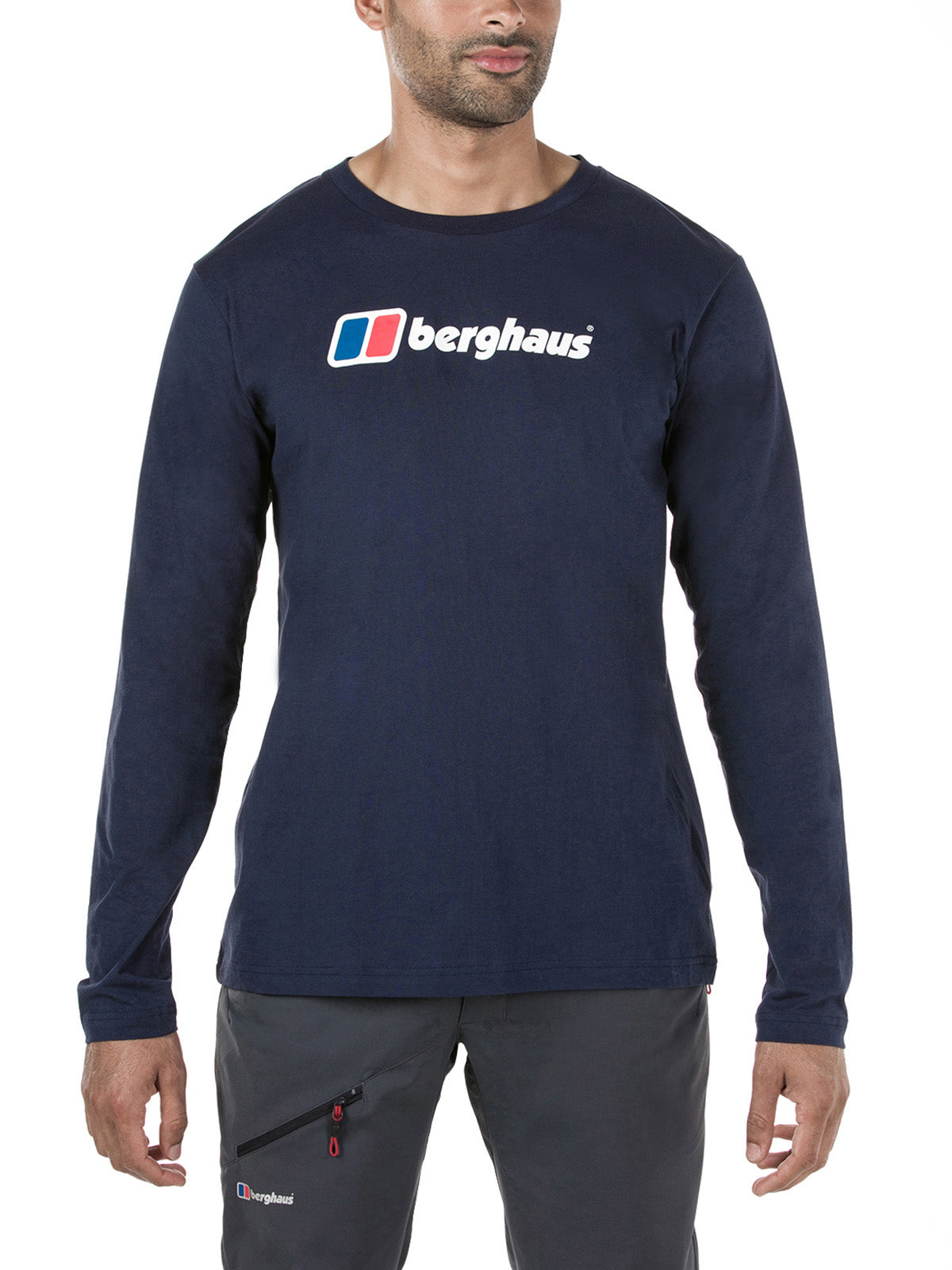 MEN'S BIG CORPORATE LOGO LONG SLEEVE TEE