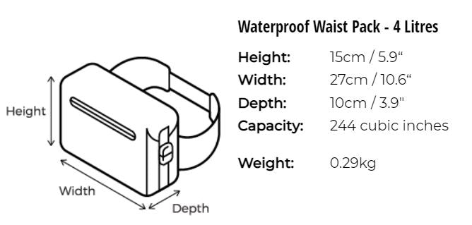 英國防水腰包 4 Litre Pro-Light Waist Pack