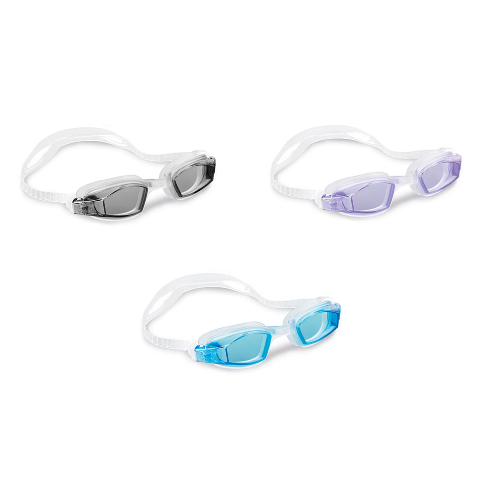 防霧泳鏡 (隨機顏色) Free Style Sport Goggles (Random Color)