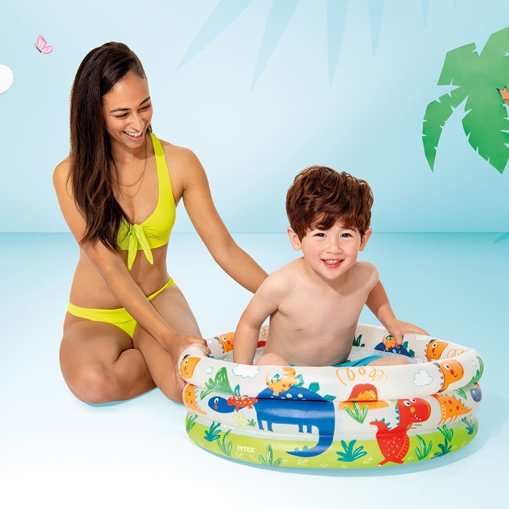 嬉水池 Dino Buddies 3-Ring Baby Pool